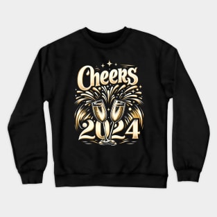 Cheers 2024! - New Year Crewneck Sweatshirt